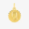 Médaille Vierge en or jaune 375 ‰ SO OR