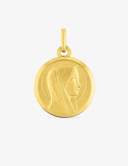 Médaille Vierge en or jaune 375 ‰ SO OR