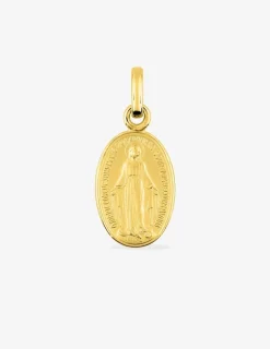 Médaille Vierge Miraculeuse en or jaune 375 ‰ SO OR