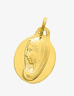 Médaille Vierge plaqué or SO OR