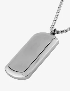 Pendentif acier CARGO finition brossé et brillant SO OR