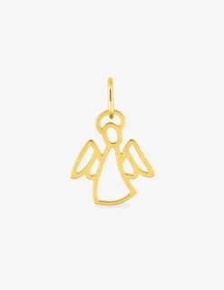 Pendentif ange ajouré en plaqué or SO OR