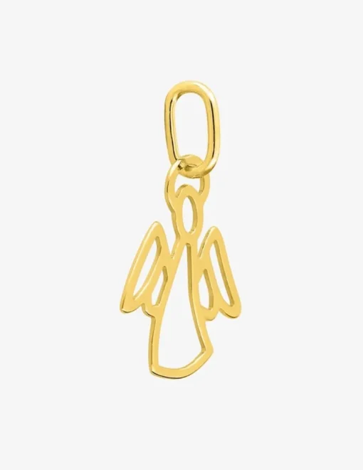 Pendentif ange ajouré en plaqué or SO OR