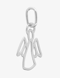 Pendentif ange évidé en argent rhodié 925 ‰ SO OR