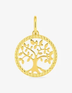 Pendentif arbre de vie en or jaune 375‰ SO OR