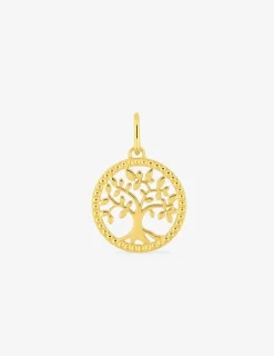 Pendentif arbre de vie plaqué or SO OR