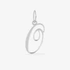 Pendentif argent 925 ‰ rhodié lettre "O" SO OR