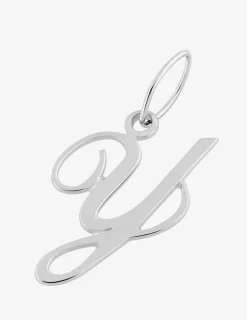 Pendentif argent 925‰ initiale Y fantaisie SO OR