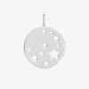 Pendentif argent 925‰ médaille étoiles fantaisies SO OR
