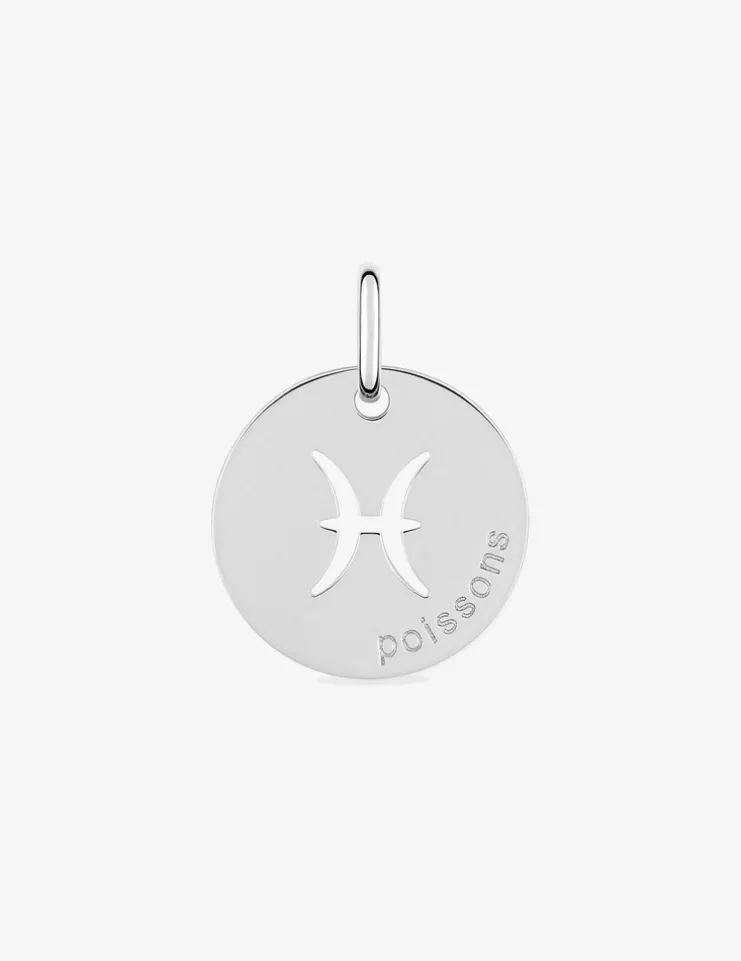 Pendentif argent 925‰ zodiaque poissons SO OR