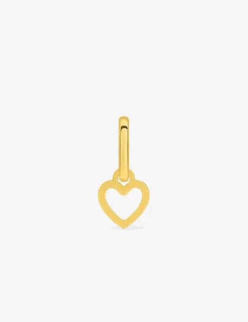Pendentif breloque cœur or jaune 375 ‰ SO OR