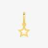 Pendentif breloque étoile en or jaune 375 ‰ SO OR