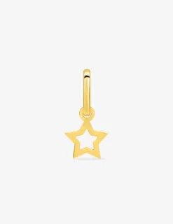 Pendentif breloque étoile en or jaune 375 ‰ SO OR