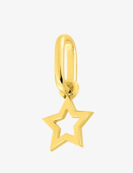 Pendentif breloque étoile en or jaune 375 ‰ SO OR
