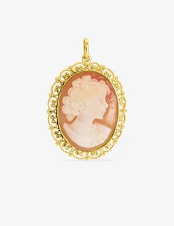 Pendentif camée en or jaune 750‰ SO OR