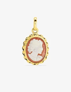 Pendentif camée or jaune 375 ‰ SO OR