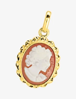 Pendentif camée or jaune 375 ‰ SO OR