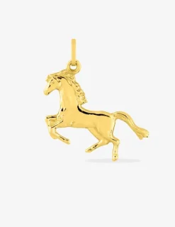 Pendentif cheval en or jaune 375 ‰ SO OR