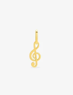 Pendentif clé de sol or jaune 750‰ SO OR