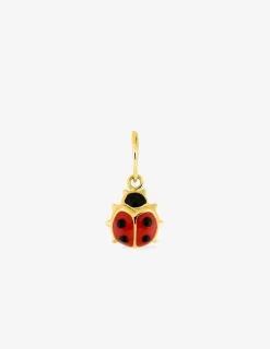 Pendentif coccinelle or jaune 750 ‰ SO OR