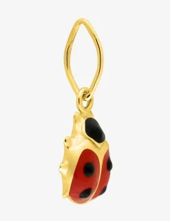 Pendentif coccinelle or jaune 750 ‰ SO OR