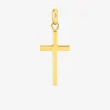 Pendentif croix 22 x 13 mm or jaune 375‰ SO OR