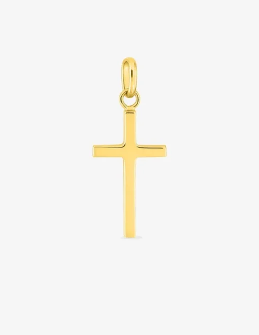 Pendentif croix 22 x 13 mm or jaune 375‰ SO OR
