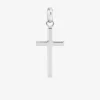 Pendentif croix 22 x 13 mm or blanc 375‰ SO OR