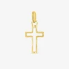 Pendentif croix ajourée or jaune 750 ‰ SO OR