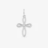 Pendentif croix argent rhodié 925 ‰ SO OR