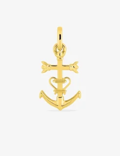 Pendentif croix camarguaise or jaune 750 ‰ SO OR