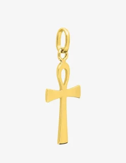 Pendentif croix de vie en or jaune 375 ‰ SO OR