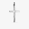 Pendentif croix en argent 925‰ rhodié SO OR