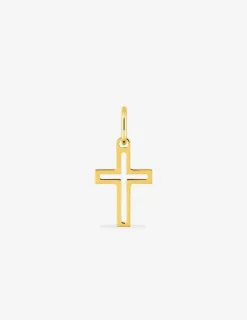Pendentif croix en or jaune 375 ‰ SO OR