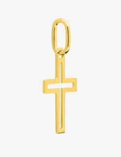 Pendentif croix en or jaune 375 ‰ SO OR