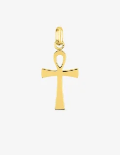Pendentif croix égyptienne or jaune 750 ‰ SO OR