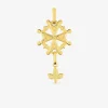Pendentif croix huguenote or jaune 750 ‰ SO OR