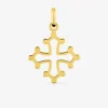 Pendentif croix occitane en or 375 ‰ SO OR