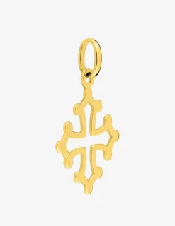 Pendentif croix occitane en or 375 ‰ SO OR