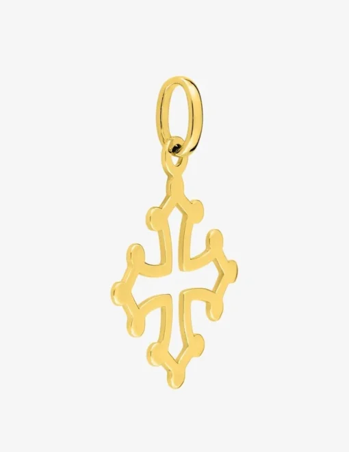Pendentif croix occitane en or 375 ‰ SO OR
