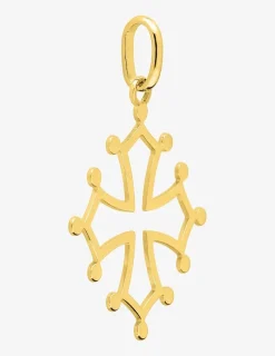 Pendentif croix occitane ajourée or jaune 750‰ SO OR