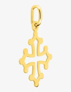 Pendentif croix occitane or jaune 750 ‰ SO OR