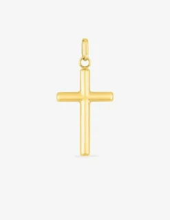 Pendentif croix or jaune 750 ‰ 8 x 20 mm SO OR