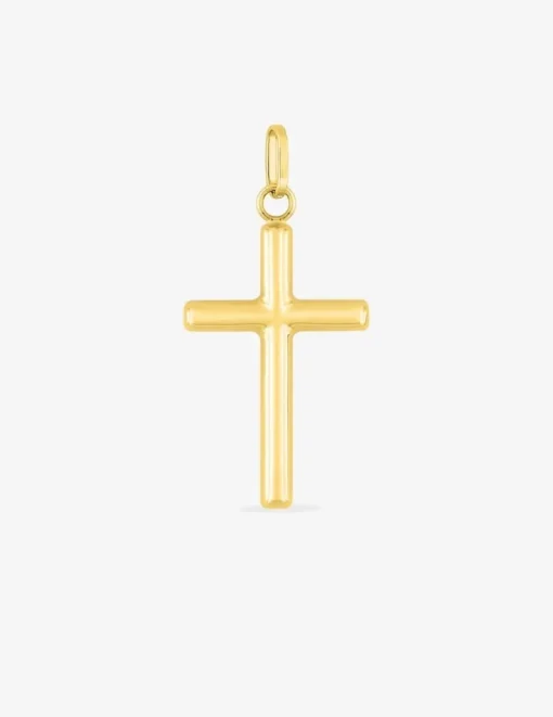 Pendentif croix or jaune 750 ‰ 8 x 20 mm SO OR