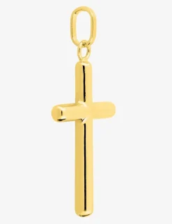 Pendentif croix or jaune 750 ‰ 8 x 20 mm SO OR