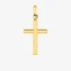 Pendentif croix or jaune 750 ‰ dimensions 12 x 24 mm SO OR
