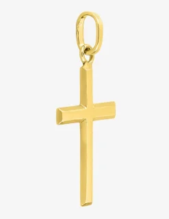 Pendentif croix or jaune 750 ‰ dimensions 12 x 24 mm SO OR