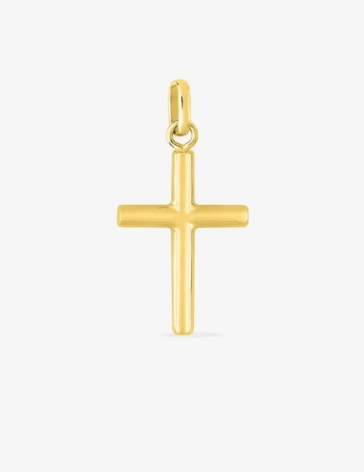 Pendentif croix or jaune 750 ‰ 15 x 30 mm SO OR