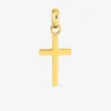 Pendentif croix or jaune 750 ‰ dimensions 10 x 22 mm SO OR