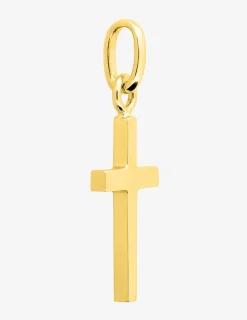 Pendentif croix or jaune 750 ‰ dimensions 10 x 22 mm SO OR